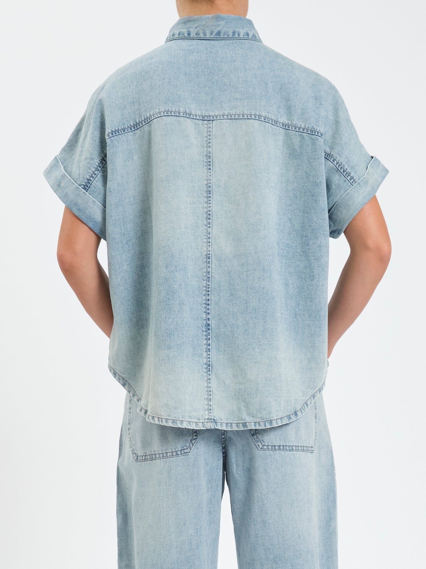 Rolled Sleeve Shore Top - Wild Card