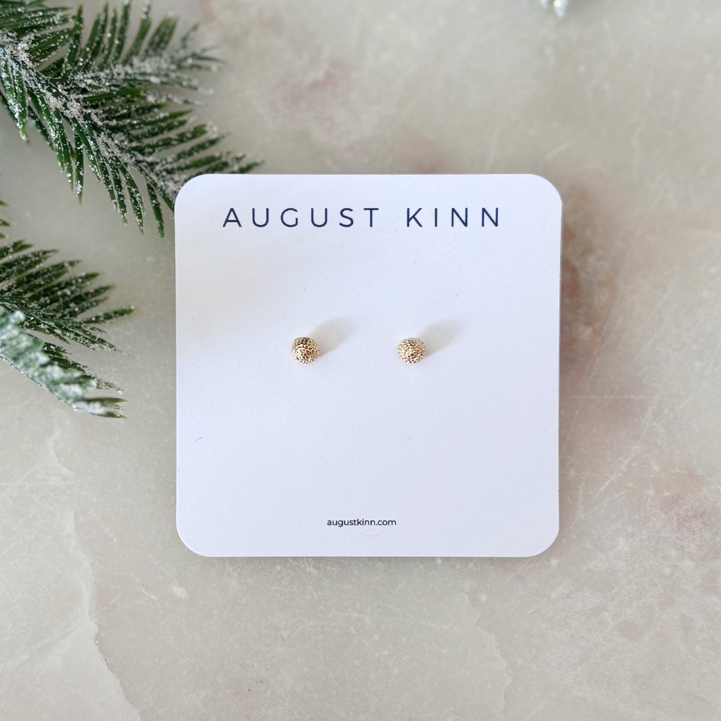 Stud Earrings - Shimmer Sphere