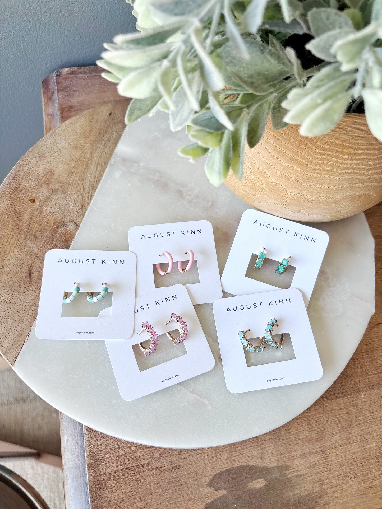 Alpen Earrings - Light Pink