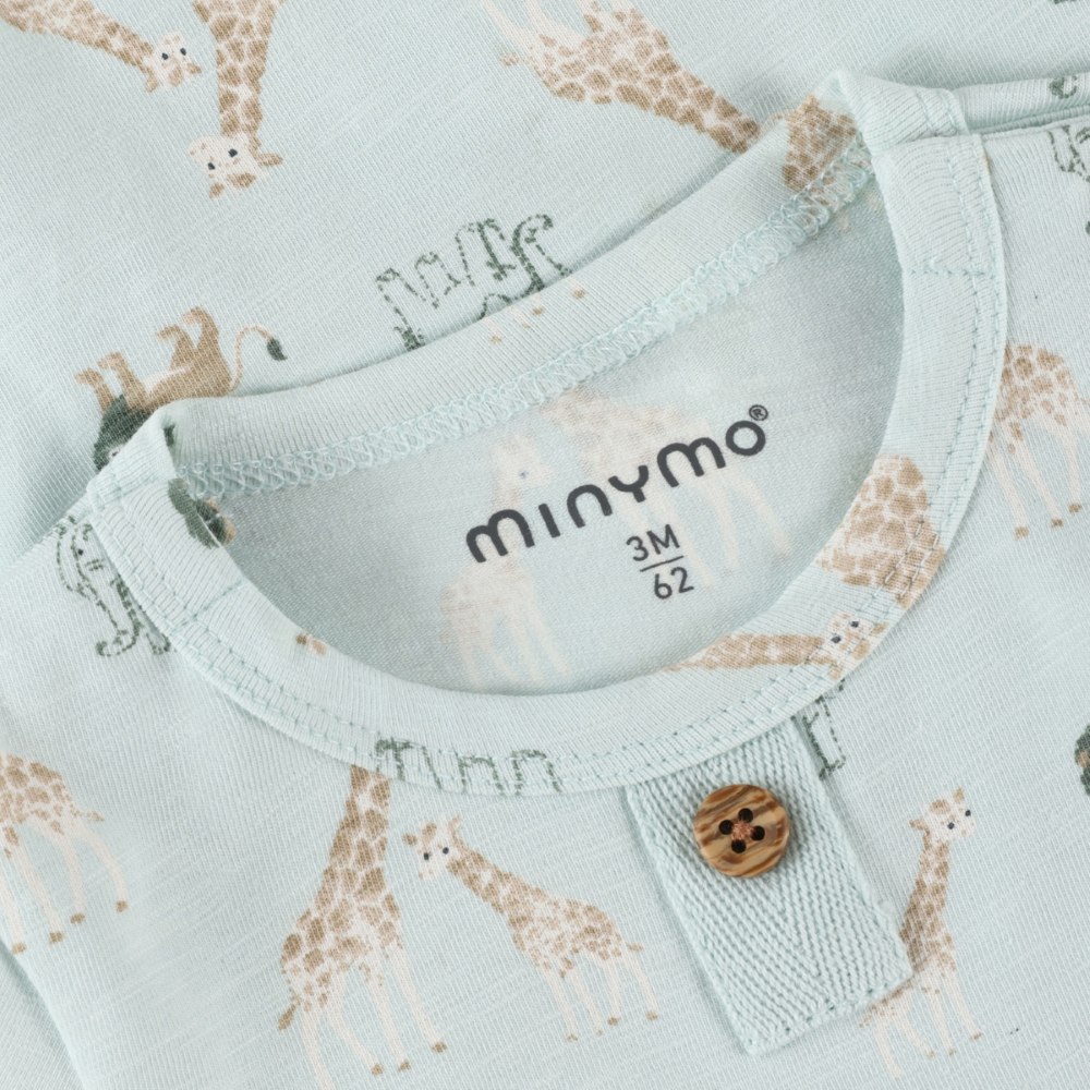 Short Sleeve Bodysuit - Safari