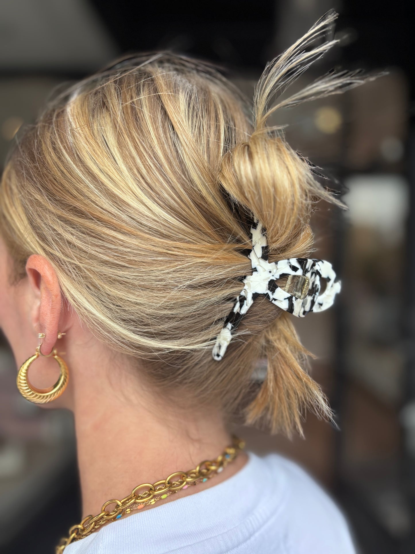 Hair Claw Clip - Dalmatian