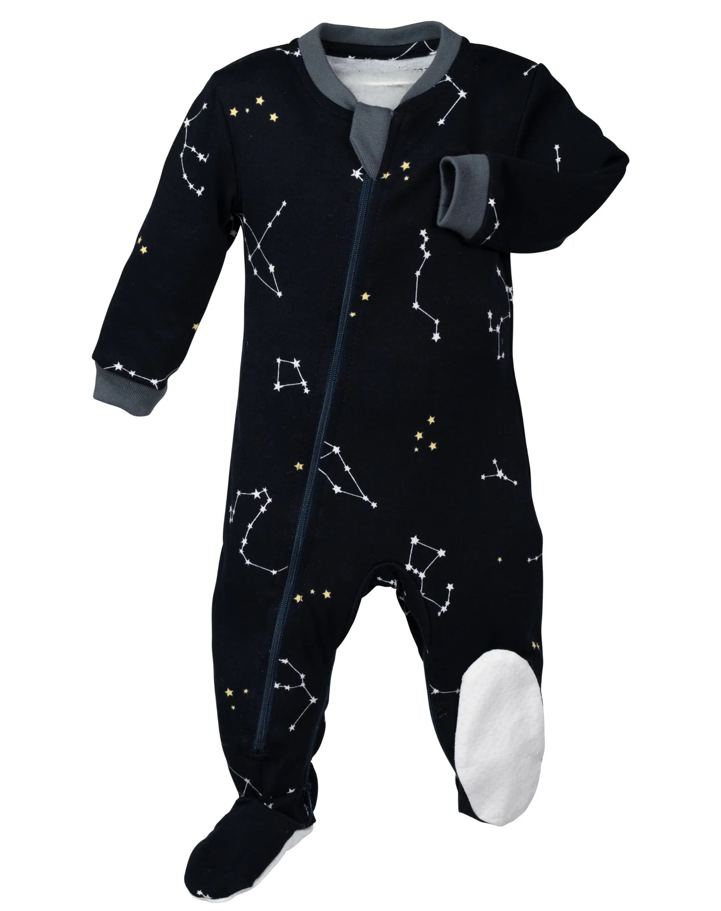 Organic Cotton Sleeper - Galaxy Love, Navy