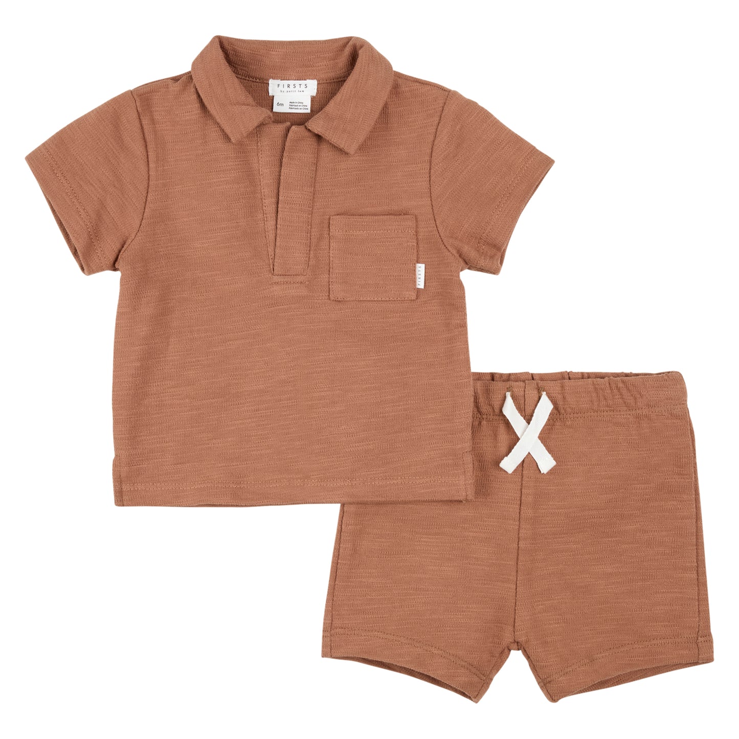 Shirt and Short Set - Clay