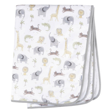 Plush Blanket - Safari Animals