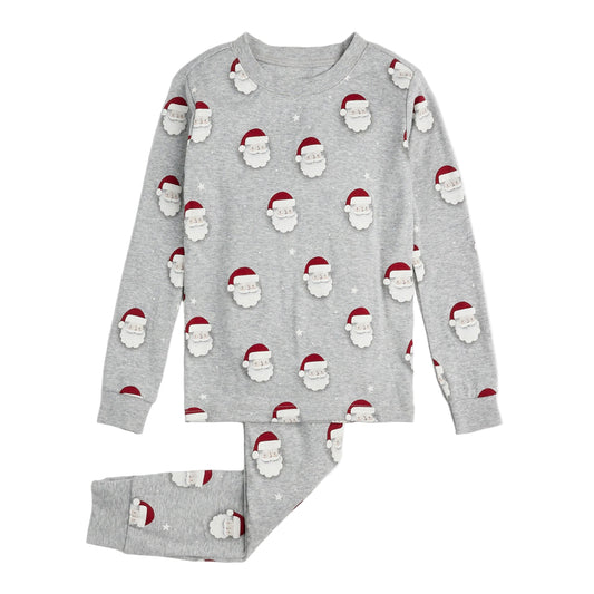 Two Piece Pajama Set - Santa