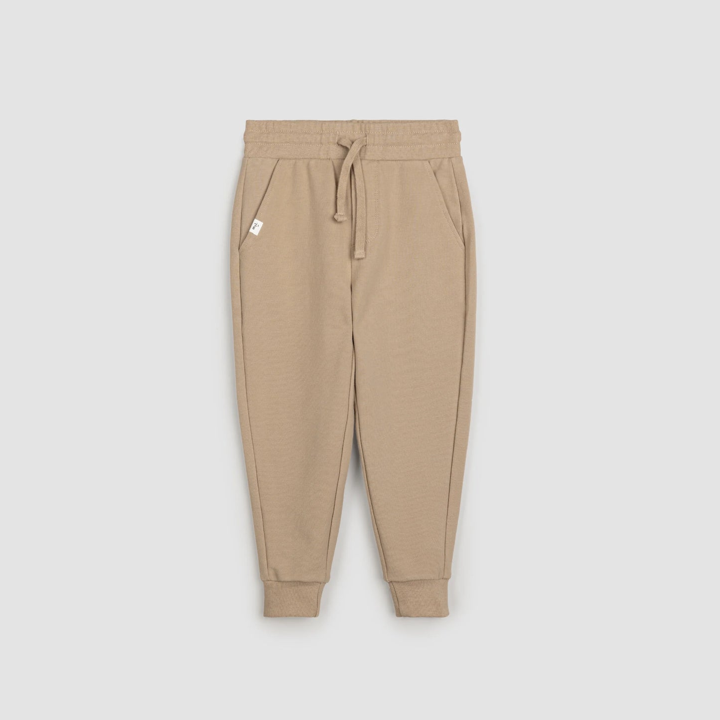 Cotton Joggers - Latte