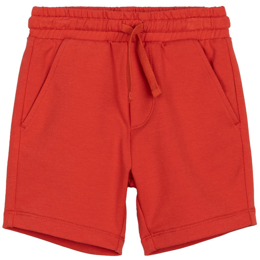 Cotton Terry Shorts - Cayenne