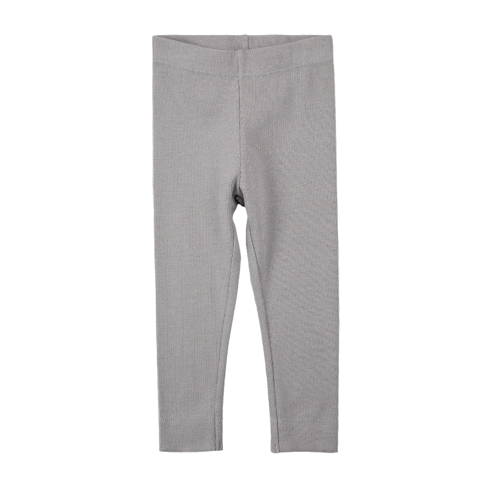 Knit Ribbed Legging - Dark Grey
