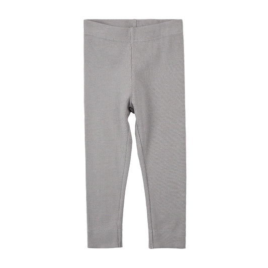 Knit Ribbed Legging - Dark Grey