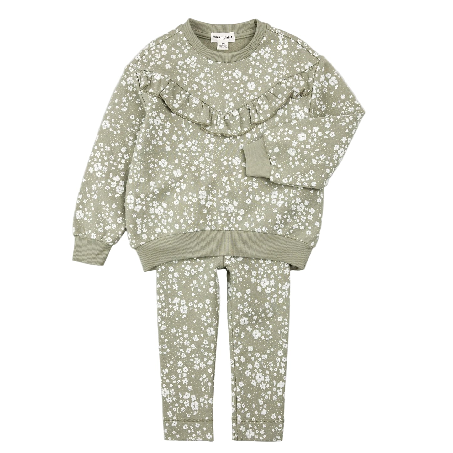 Sage Floral Set