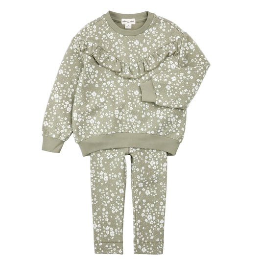 Sage Floral Set