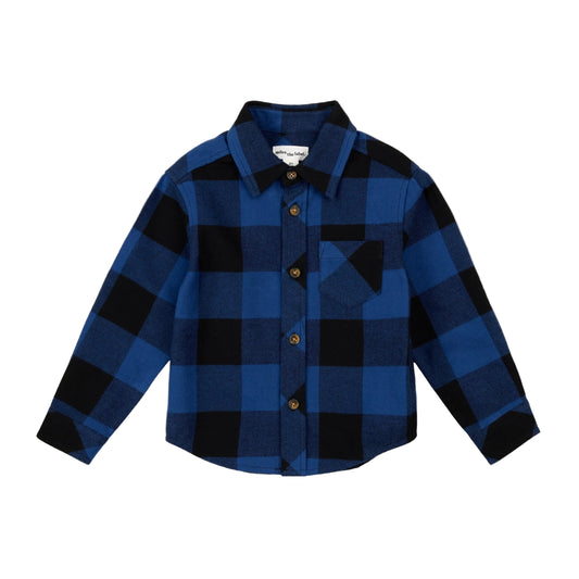 Flannel Shirt - Blue Buffalo Plaid