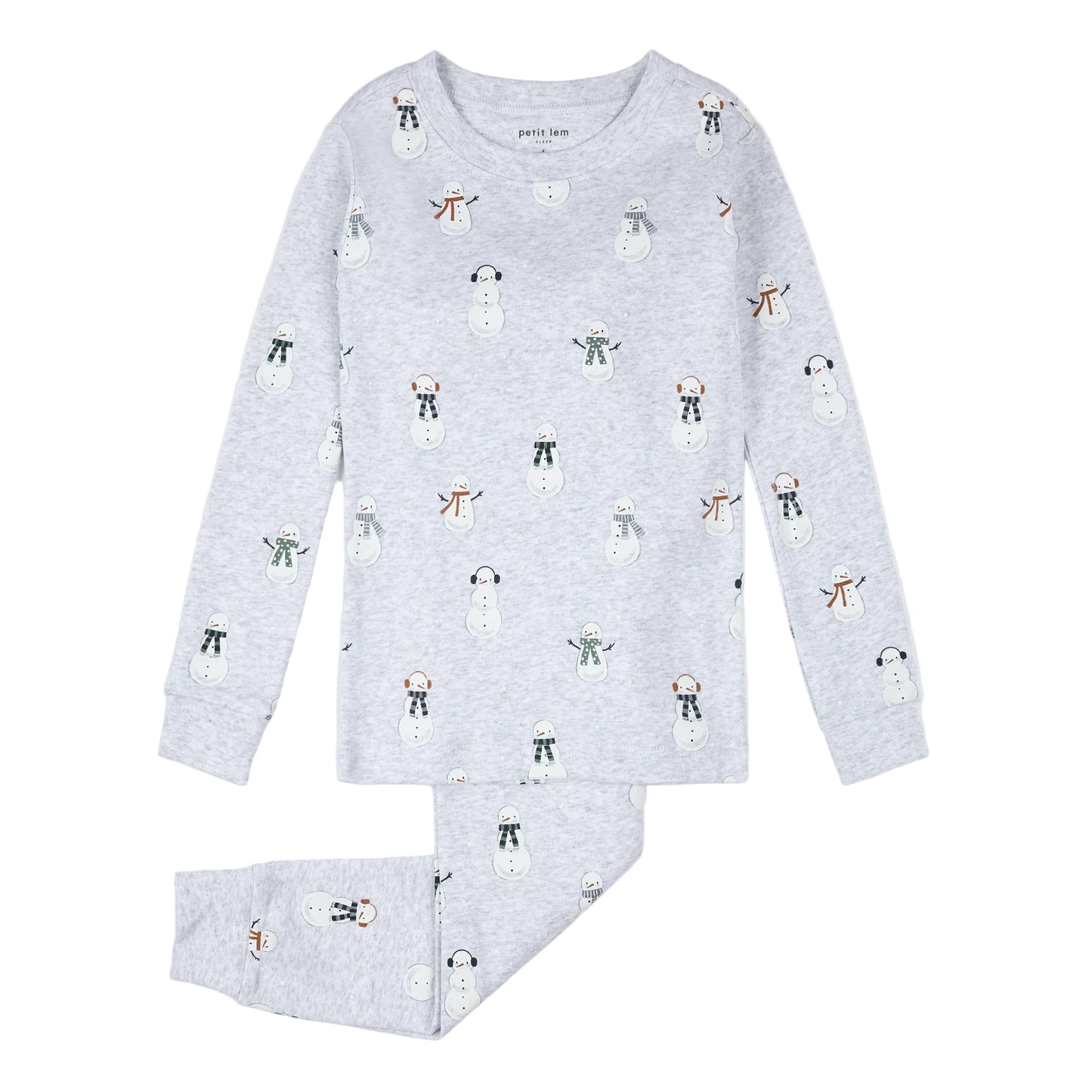 Two Piece Pajama Set - Snowman