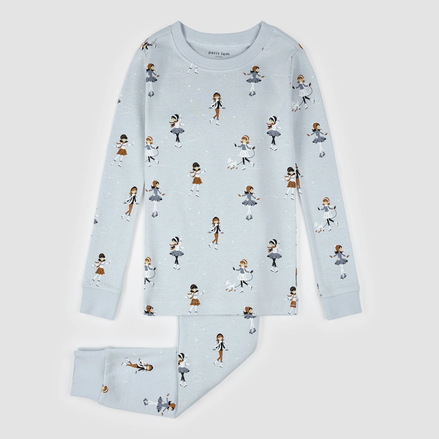 Two Piece Pajama Set - Figure Skating