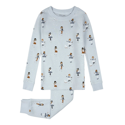 Two Piece Pajama Set - Figure Skating