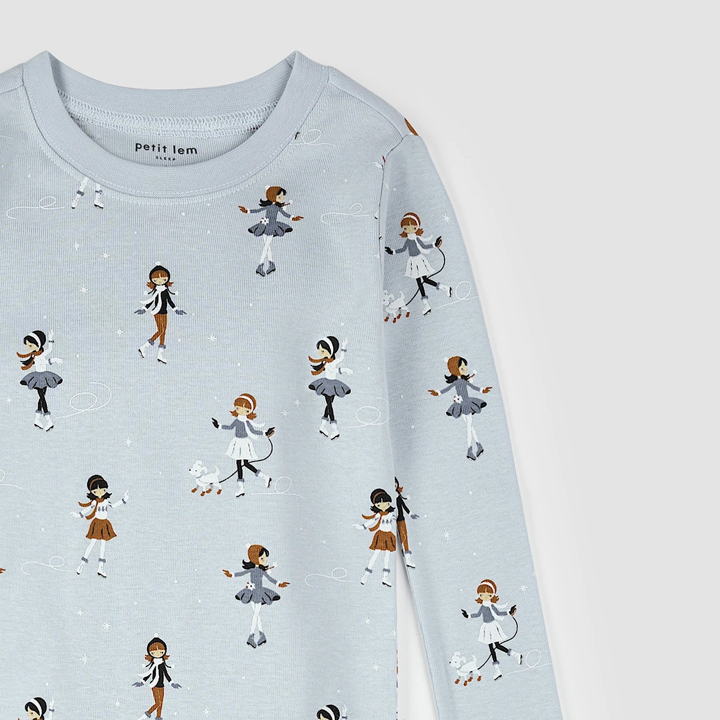 Two Piece Pajama Set - Figure Skating