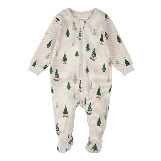 Thermal Footed Sleeper - Christmas Tree