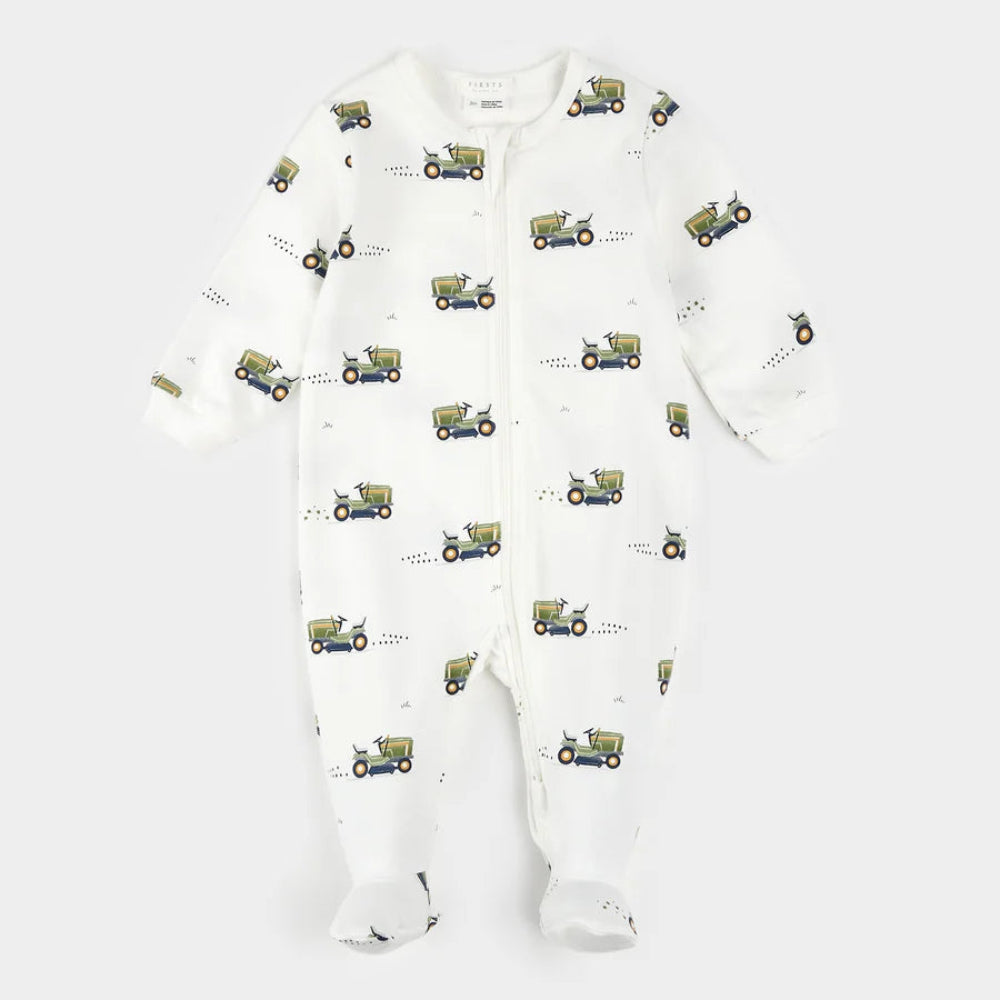 Footed Sleeper - Lawnmowers