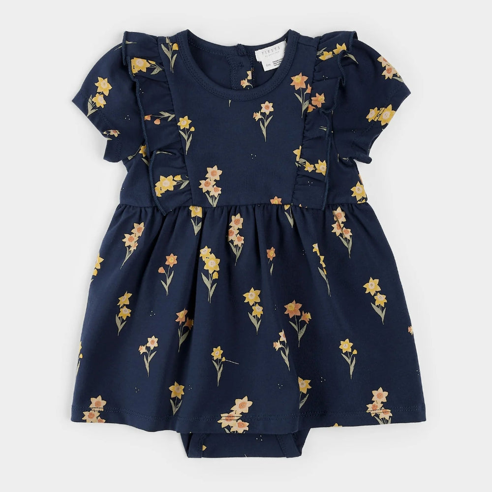 Bodysuit Dress - Daffodils