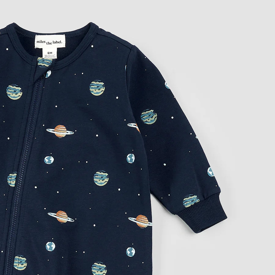 French Terry Jumpsuit - Planets