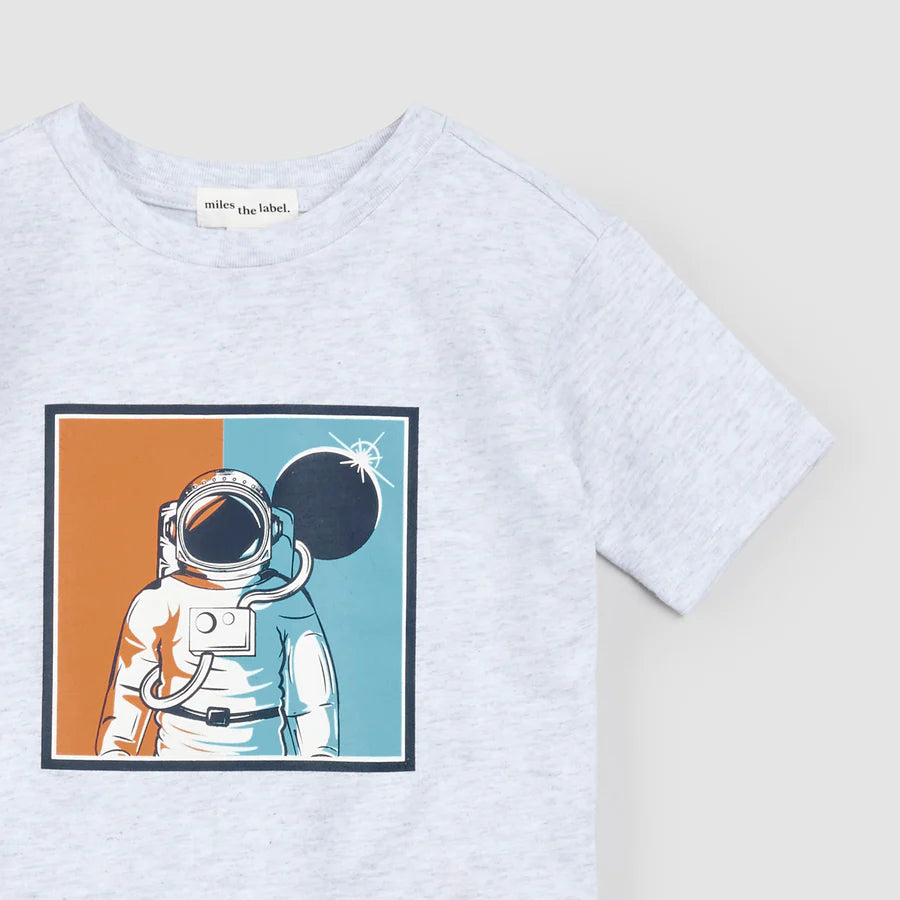 Astronaut T-Shirt - Heather Grey
