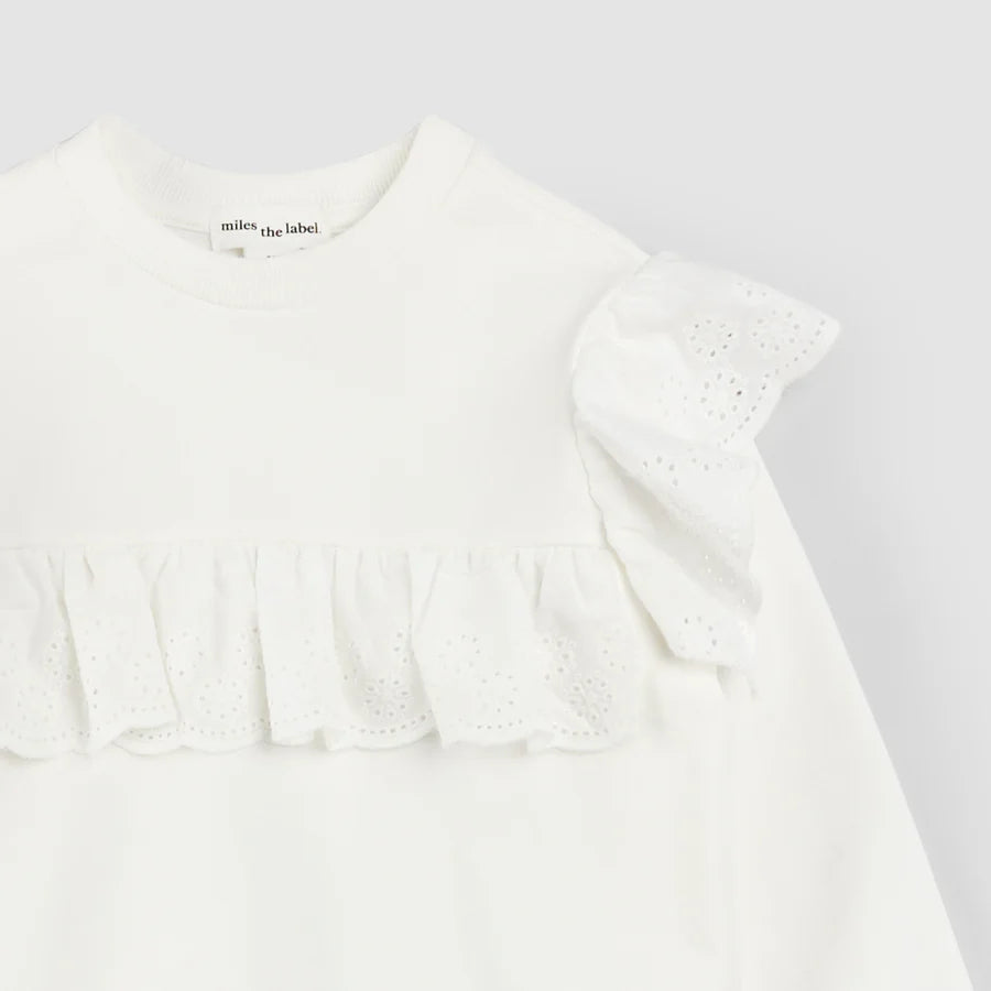 Dainty Long Sleeve Shirt - White