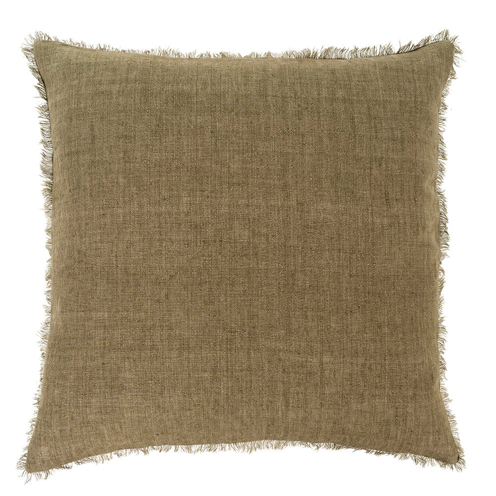 Lina Linen Pillow - Kelp
