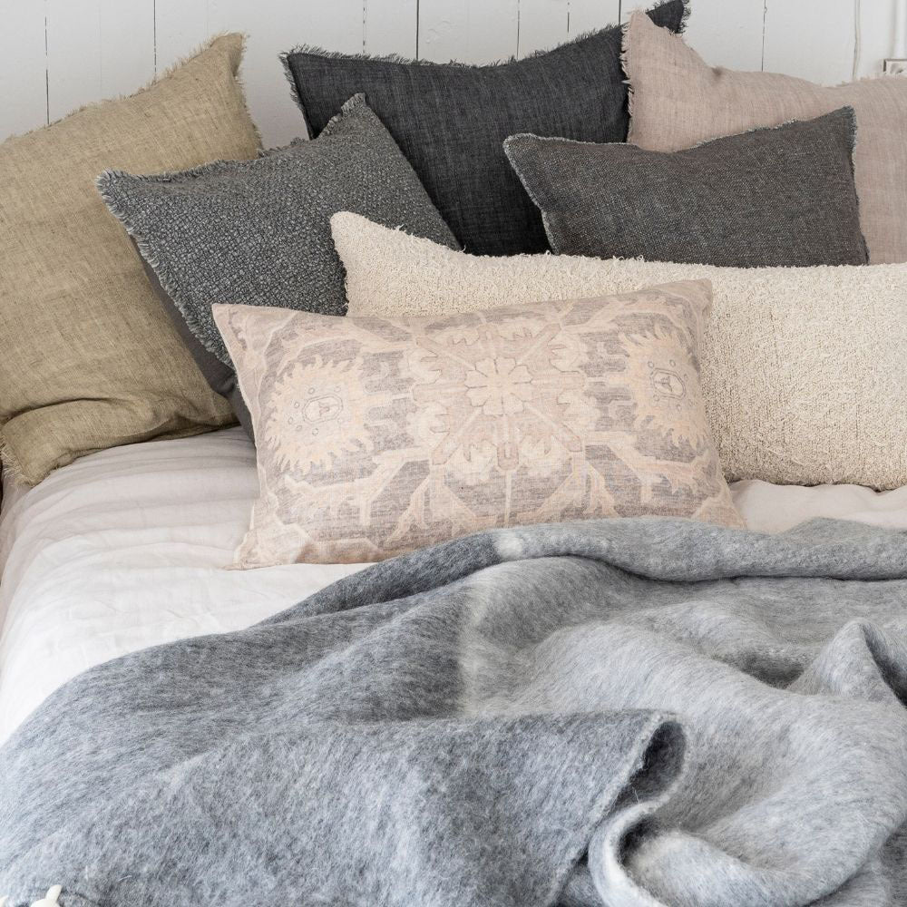 Nico Vintage Print Pillow