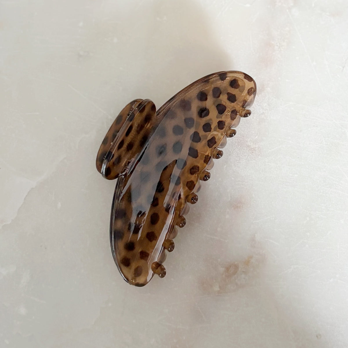 Arc Hair Clip - Leopard