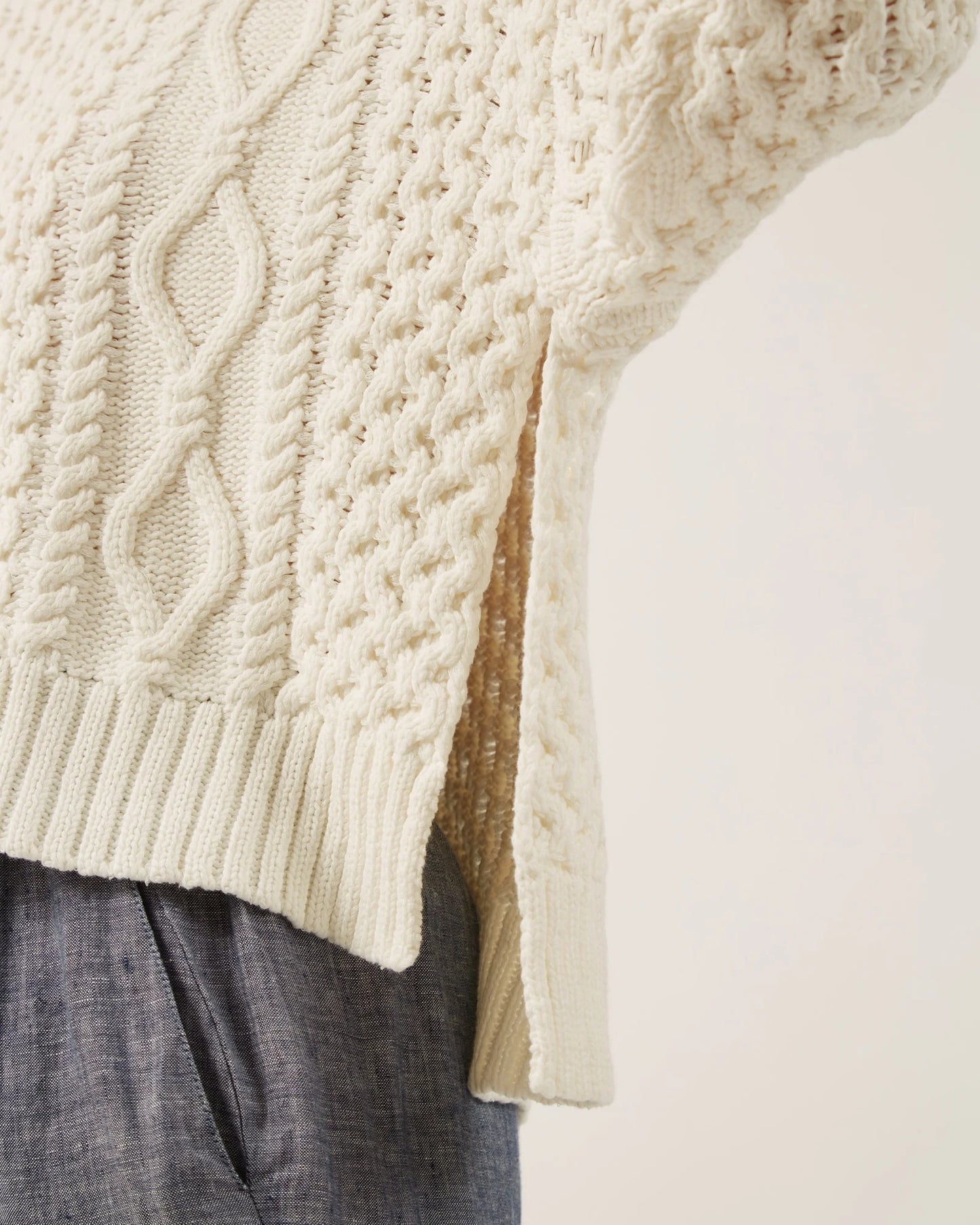 Clover Sweater - White