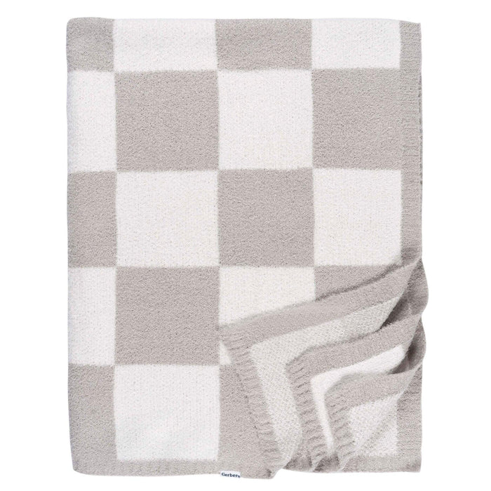 Soft Knit Baby Blanket - Tan