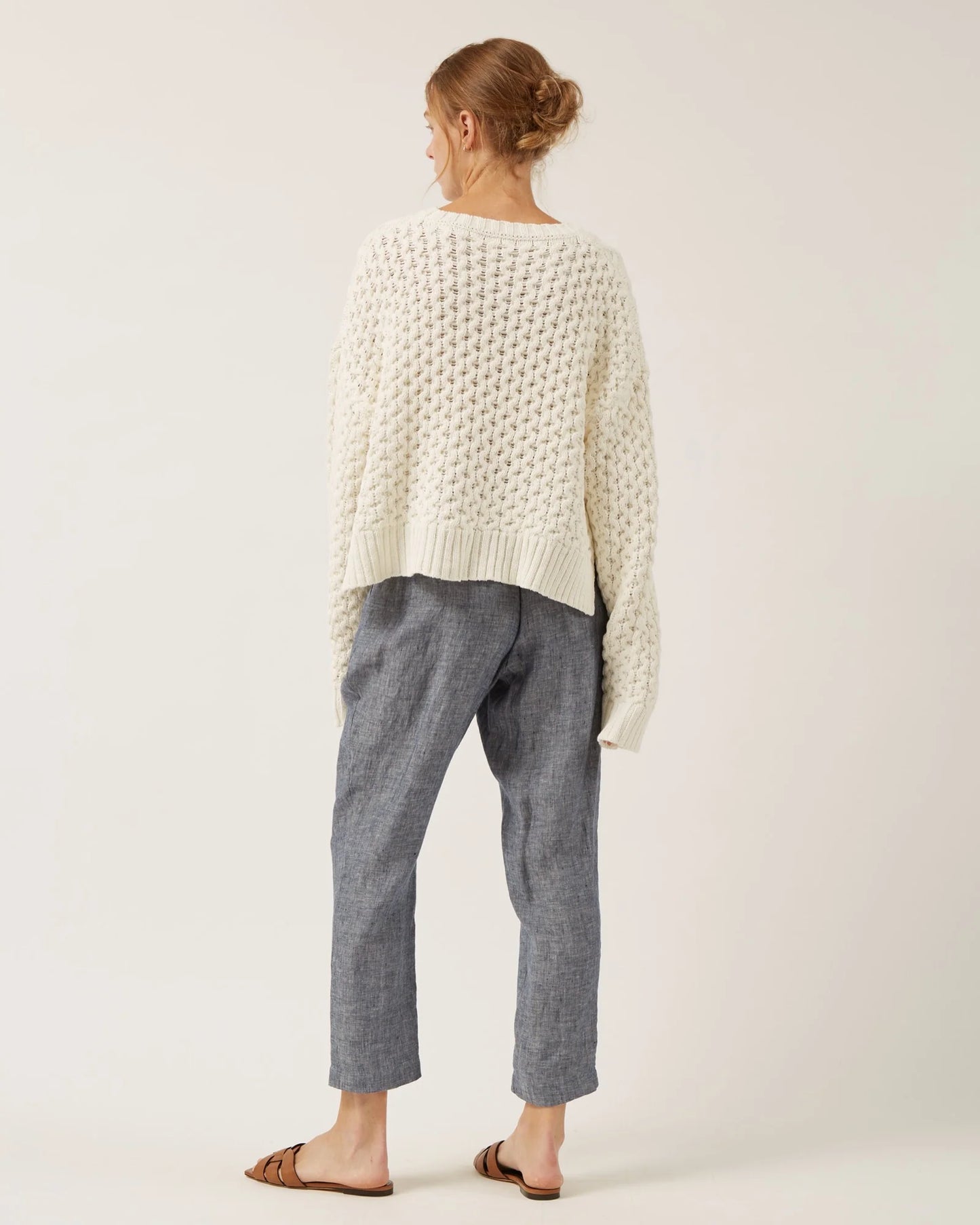 Clover Sweater - White