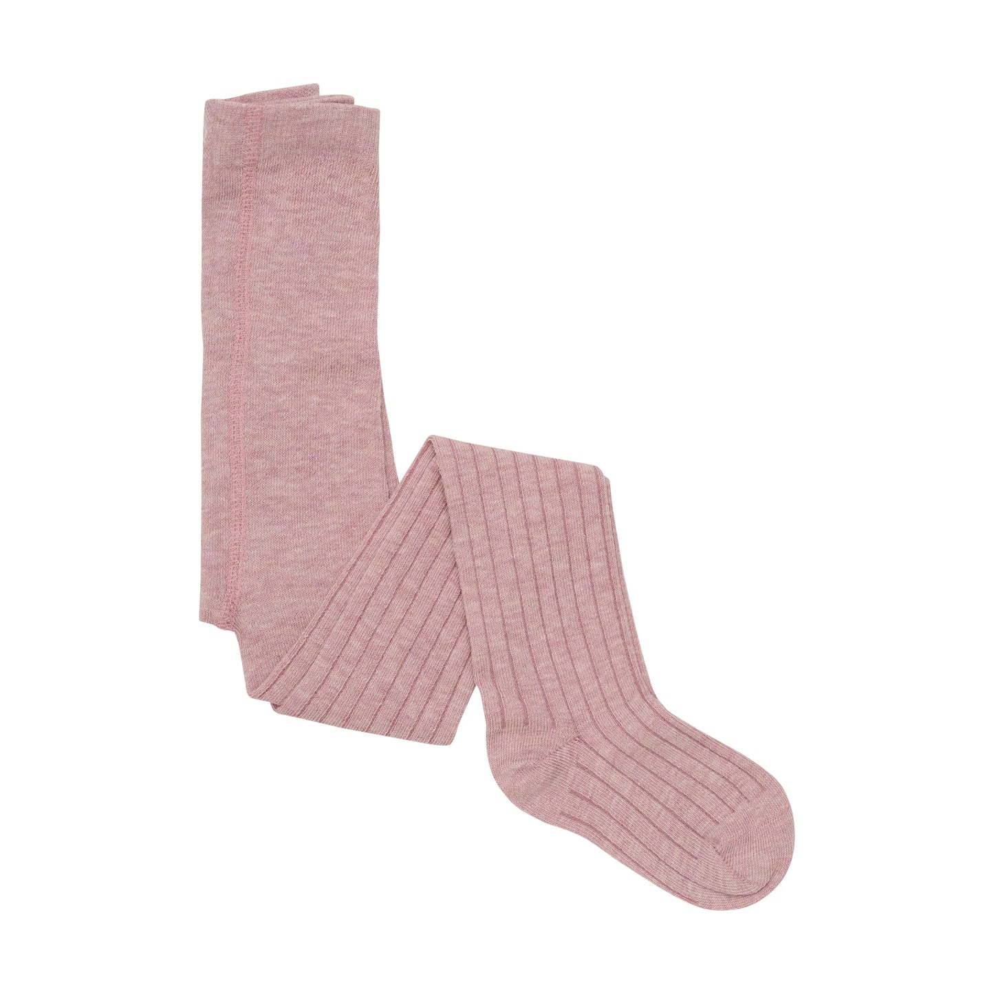 Knit Tights - Mauve/Hearts