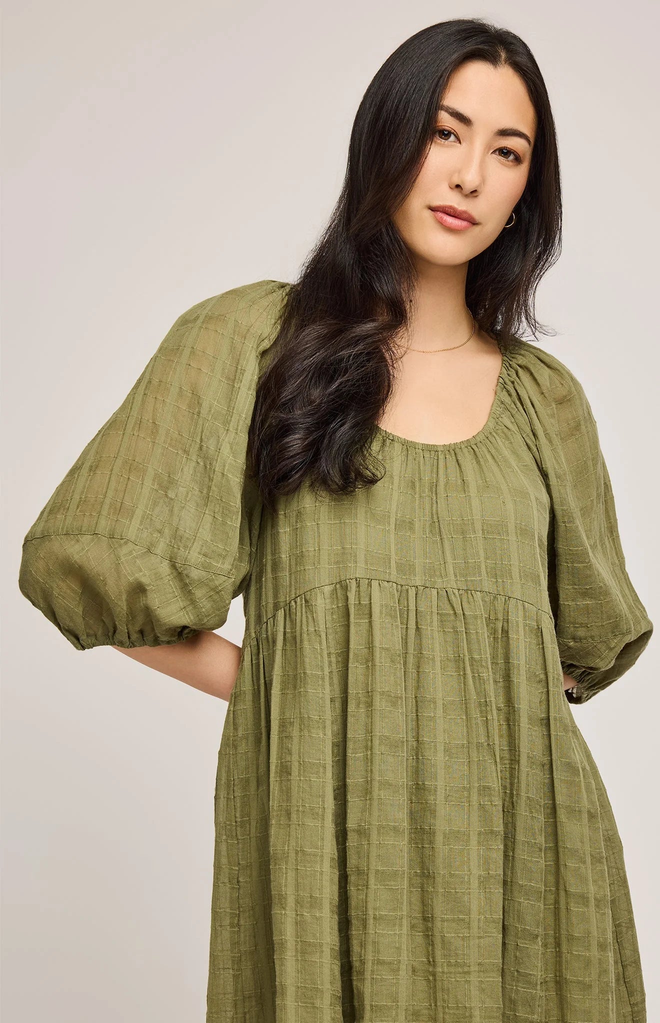 Tallulah Mini Dress - Matcha