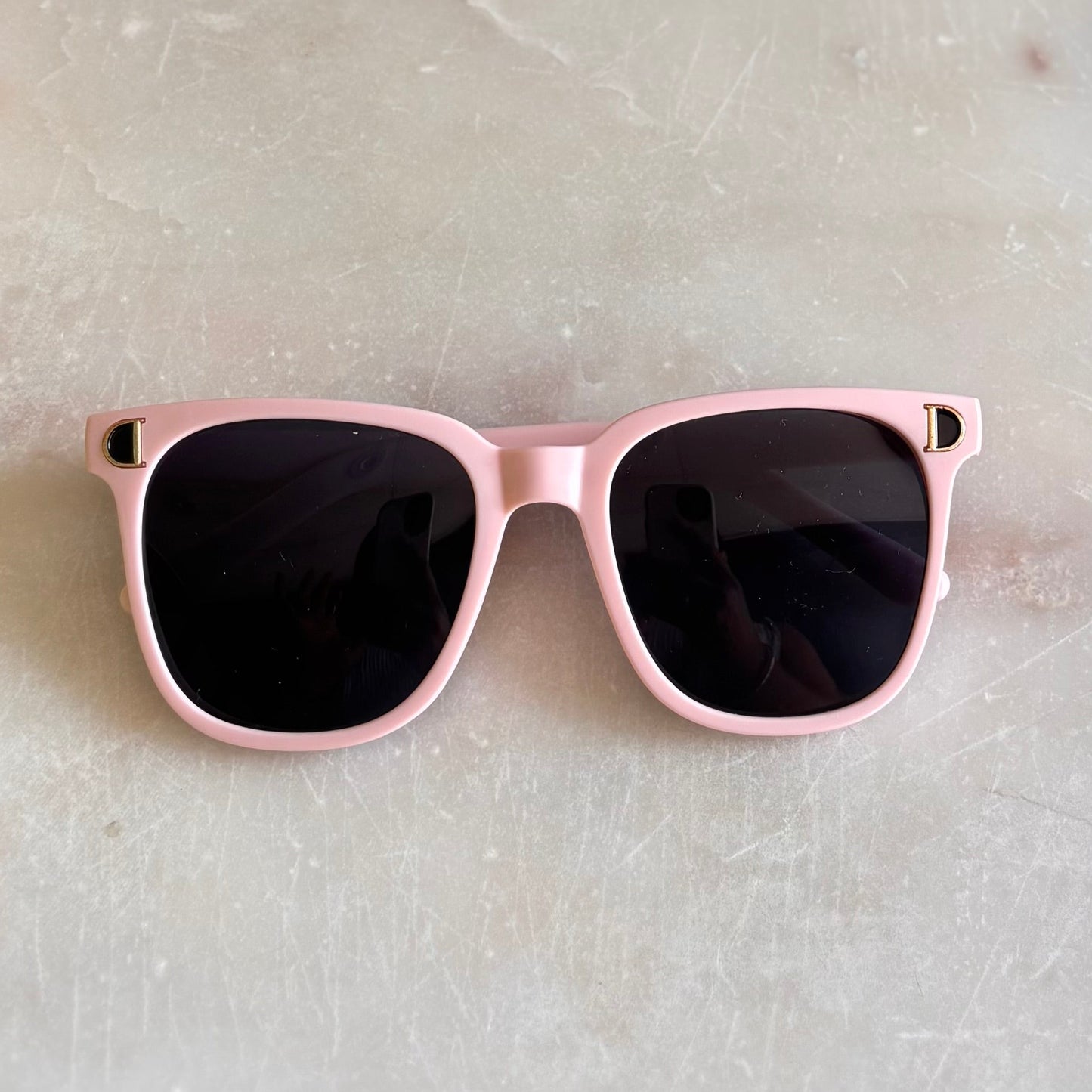 Toddler Square Sunglasses - Peach