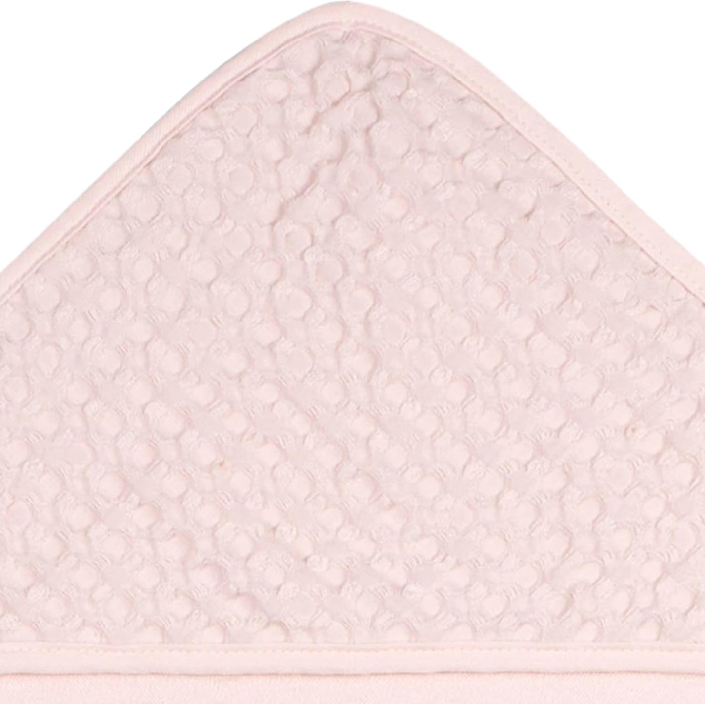 Hooded Towel - Pink Waffle