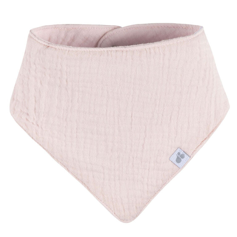 Muslin Bandana Bib - Baby Pink