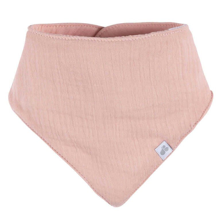 Muslin Bandana Bib - Pink