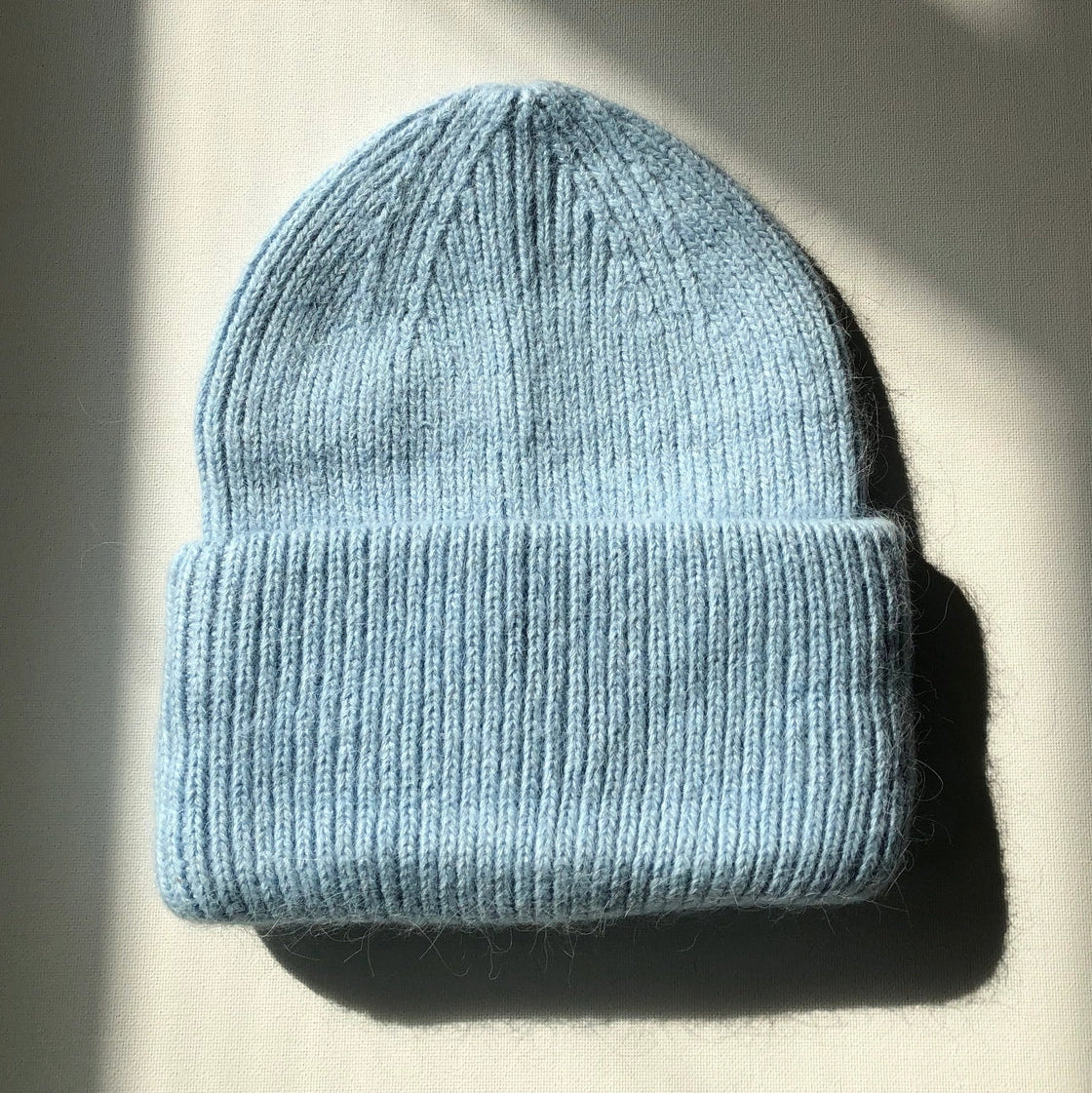 Royal Angora Beanie - Sky Blue
