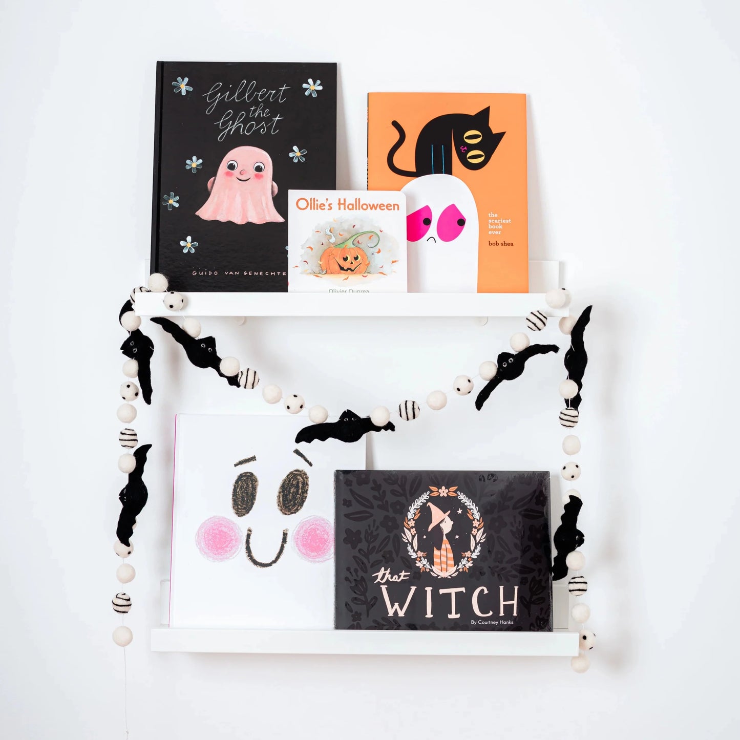 Felt Garland - Black Bat Halloween