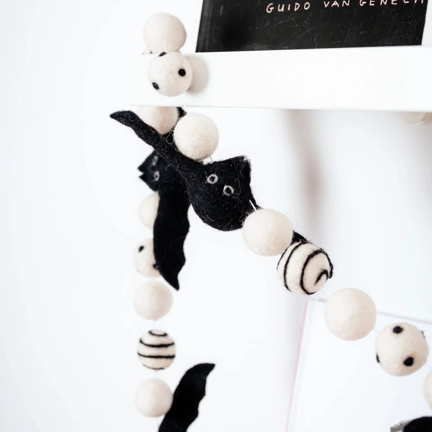 Felt Garland - Black Bat Halloween