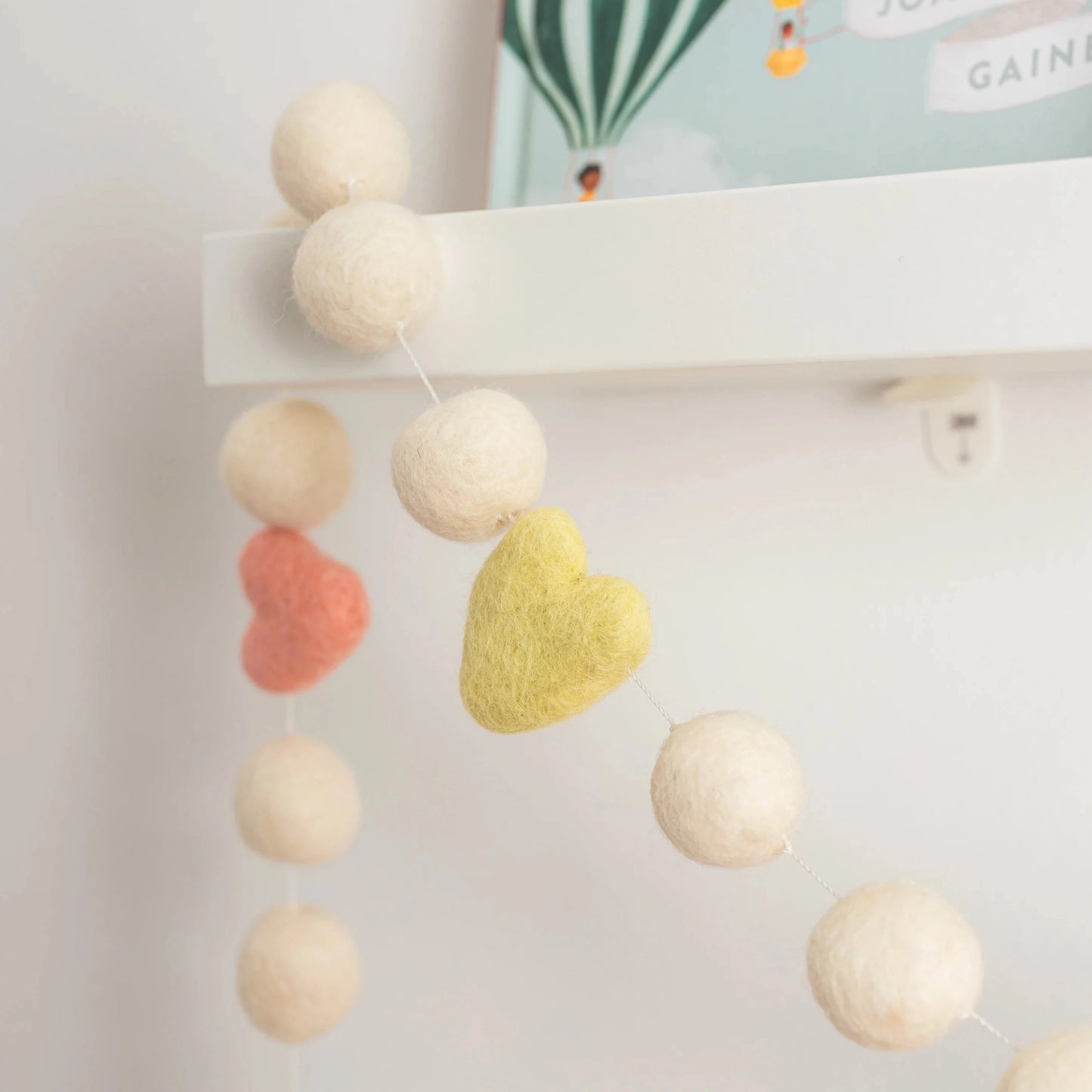 Felt Garland - Pastel Candy Hearts