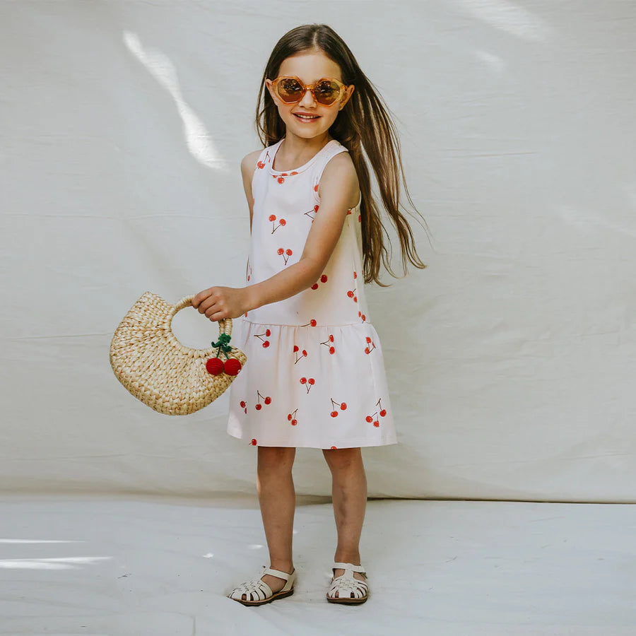 Racerback Jersey Dress - Cherries