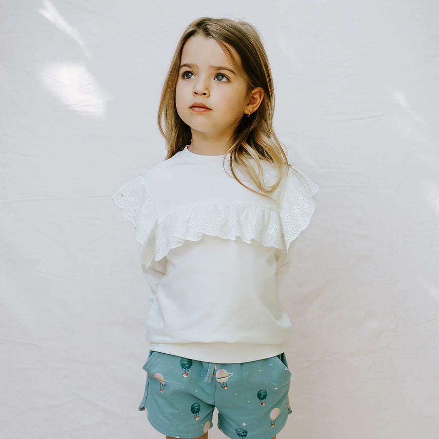 Dainty Long Sleeve Shirt - White