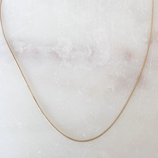 Thin Corded Chain Necklace
