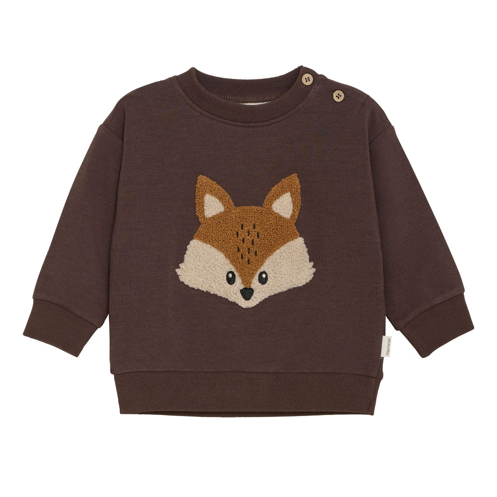 Fox Sweatshirt - Brown
