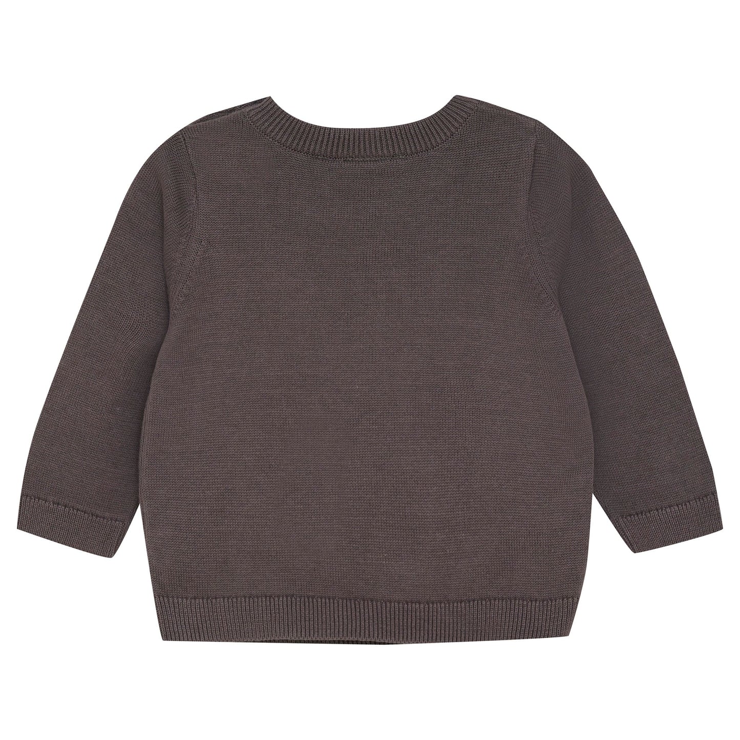 Bunny Knit Pullover - Dark Grey