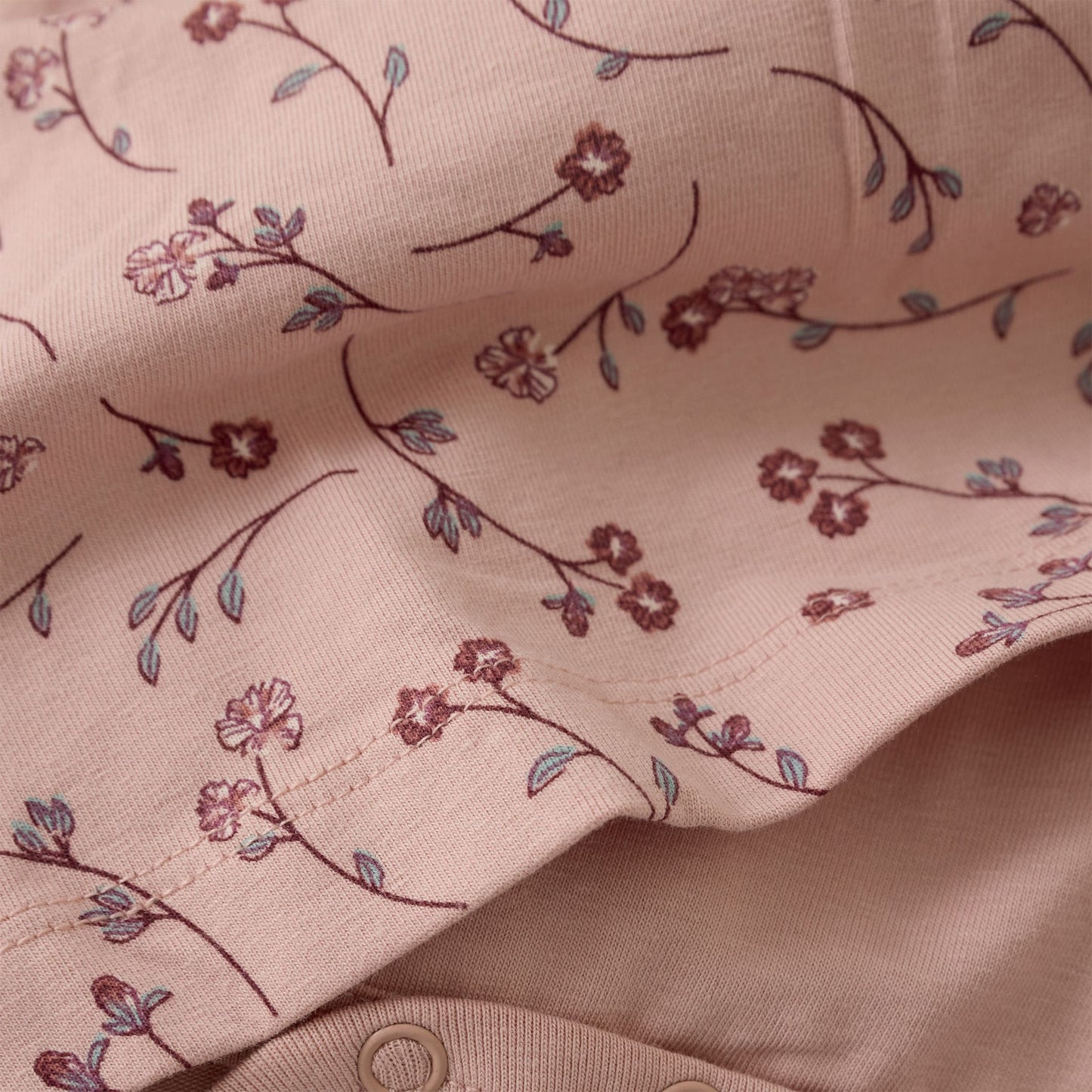 Cotton Dress Onesie - Flowers