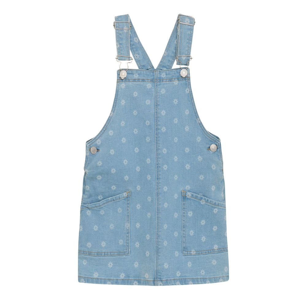 Spencer Overall Dress - Blue Floral
