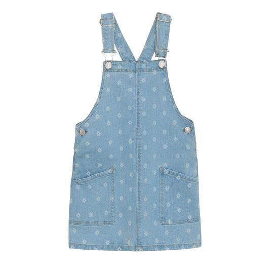Spencer Overall Dress - Blue Floral